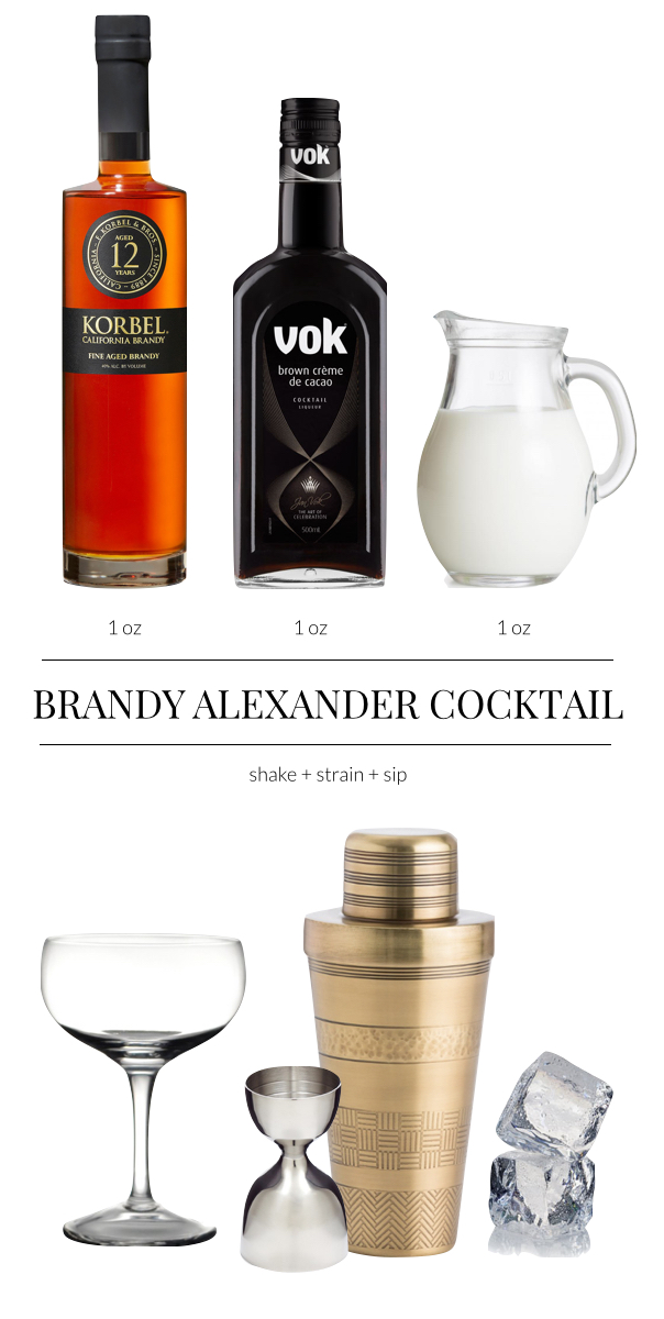 Must-try Cocktail: Brandy Alexander Ingredients