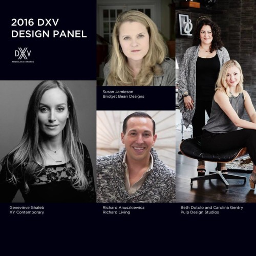 DXV Design Panel 2016 Pulp Design Studios