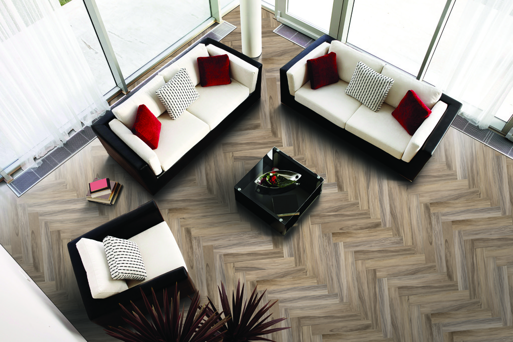 Mohawk tile wood flooring, KBIS