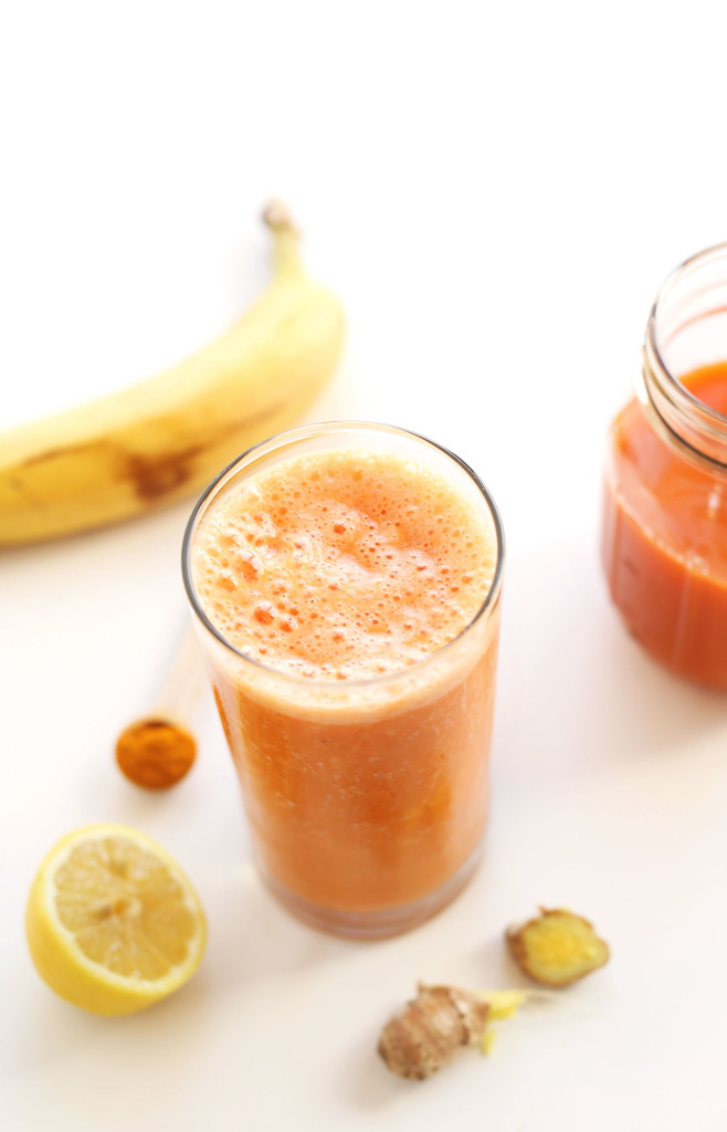 Pulp Design Studios Favorite Smoothies, Green Ginger Peach Smoothie, Healthy Breakfast Recipes