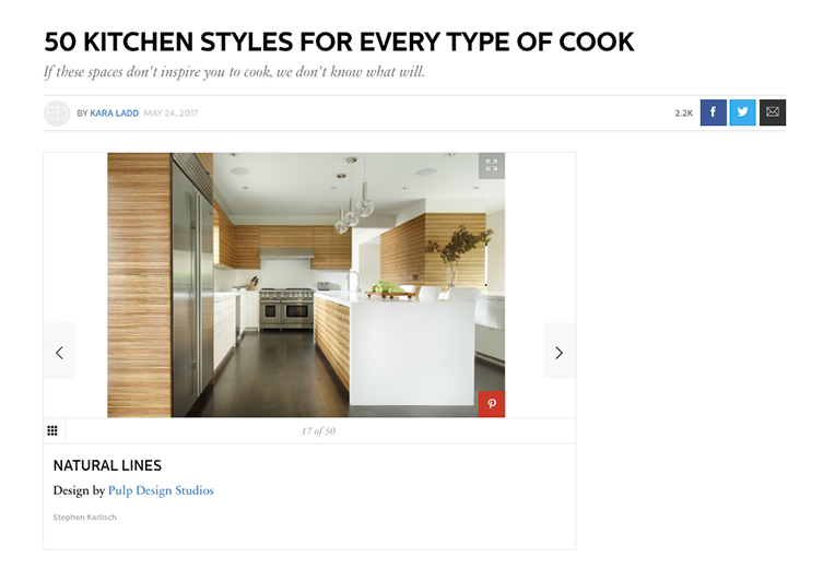 Elle Decor 50 Kitchen Styles for Every Cook Pulp Design Studios