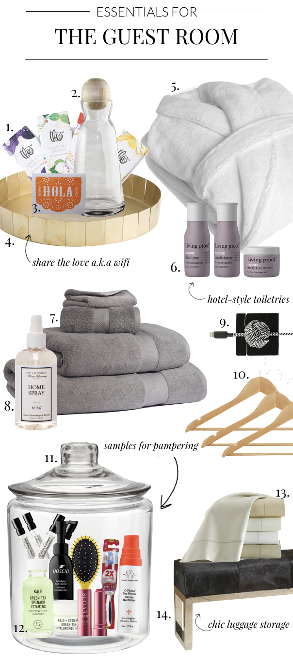 What to Put in a Guest Room, Guest Room Essentials