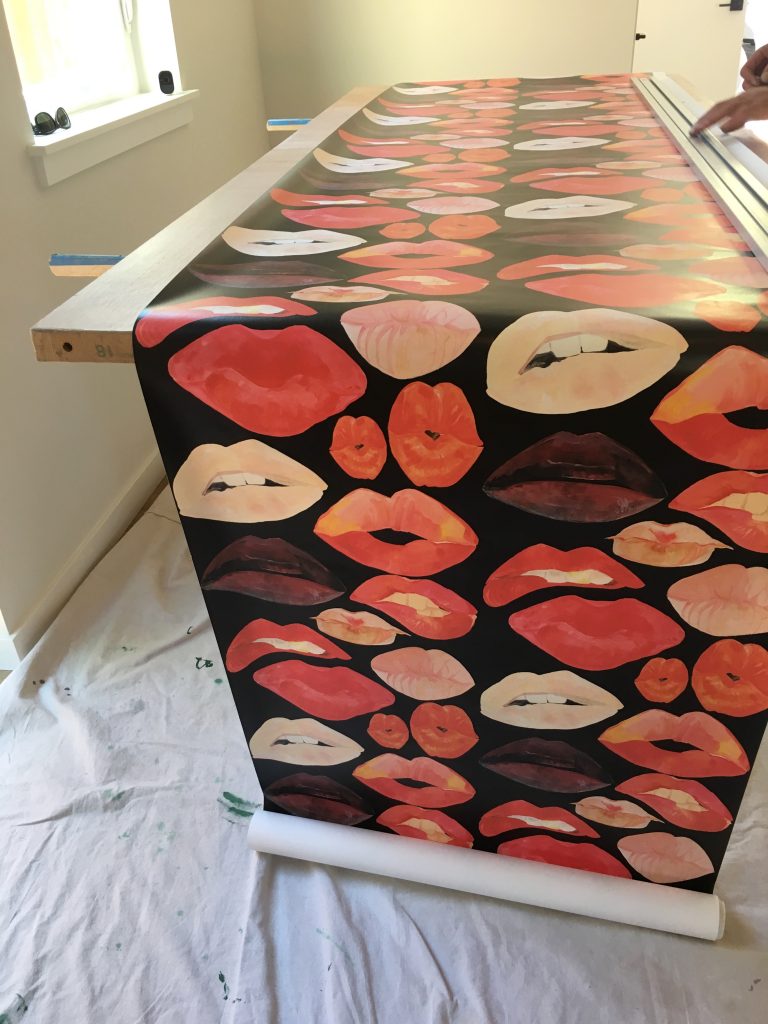 Lips Wallcovering installation