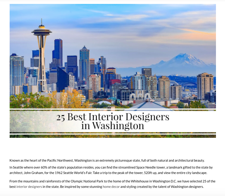 25 Best Interior Designers In Washington Pulp Design Studios