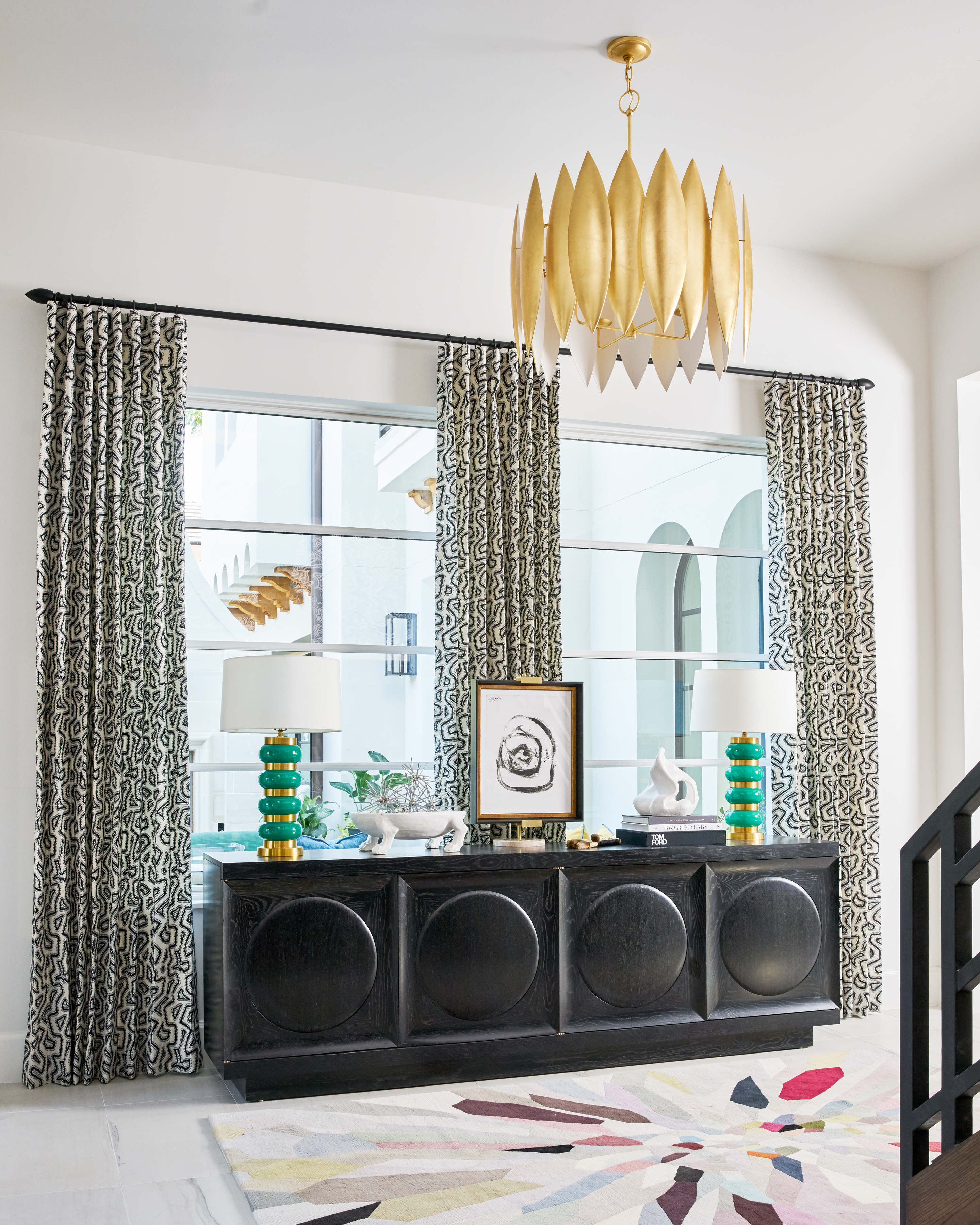 Pulp Design Studios Dallas Showhouse Credenza, how to style an entry, credenza, interior design tips