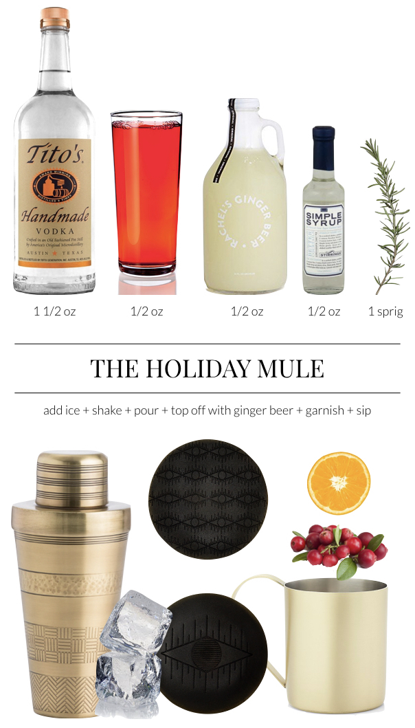 Holiday Cranberry Vodka Mule Recipe