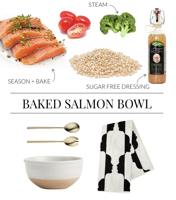 Healthy Baked Salmon Quinoa Bowl Recipe