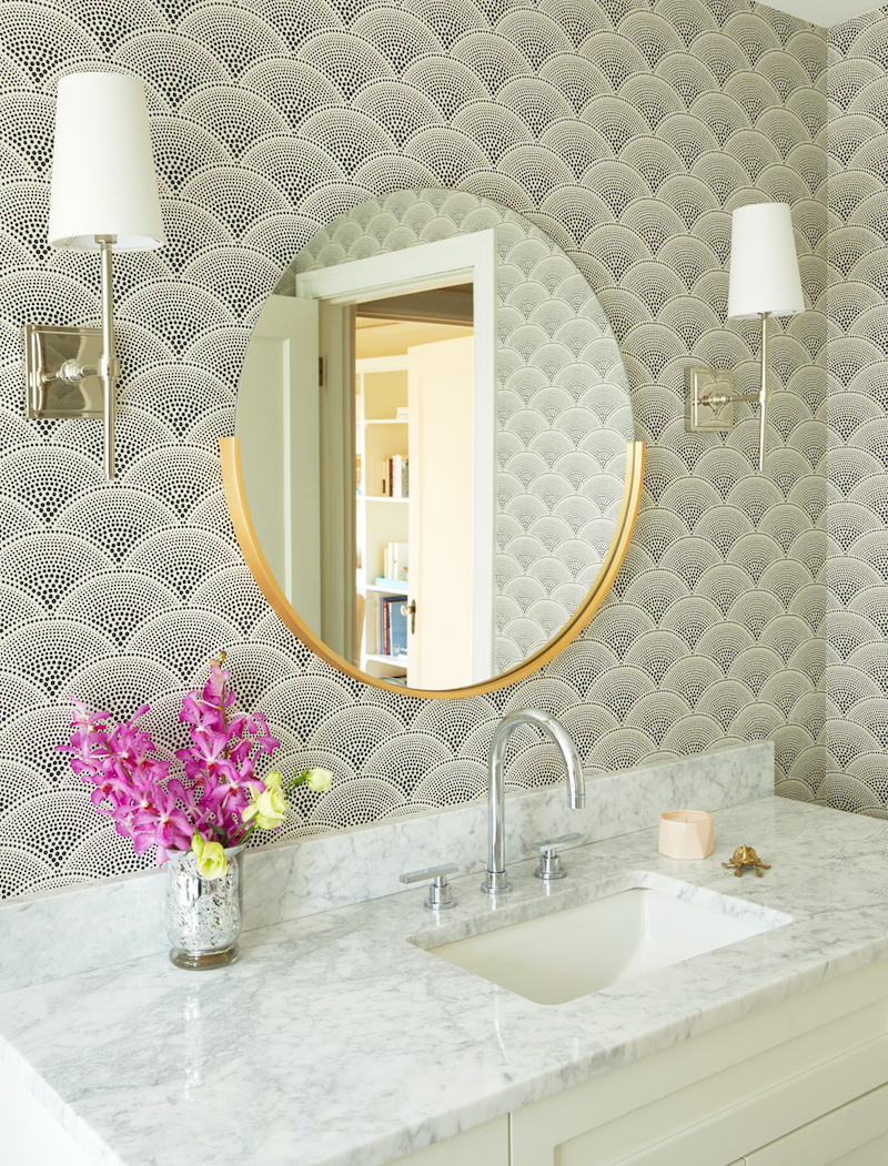 Modern Art Deco Bathroom in Portland Pulp Design Studios