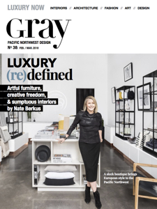 Gray Magazine March/April 2018 Issue, Pulp Design Studios Kismet Lounge Collection, Gray Editor Picks, Interior Design Magazine Approved Home Goods
