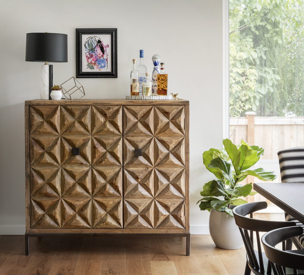 bar, home bar, how to style a bar cabinet, modern eclectic design, unique furniture, where to get furniture, seattle modern home, seattle home ideas, seattle interior design, seattle interior design ideas