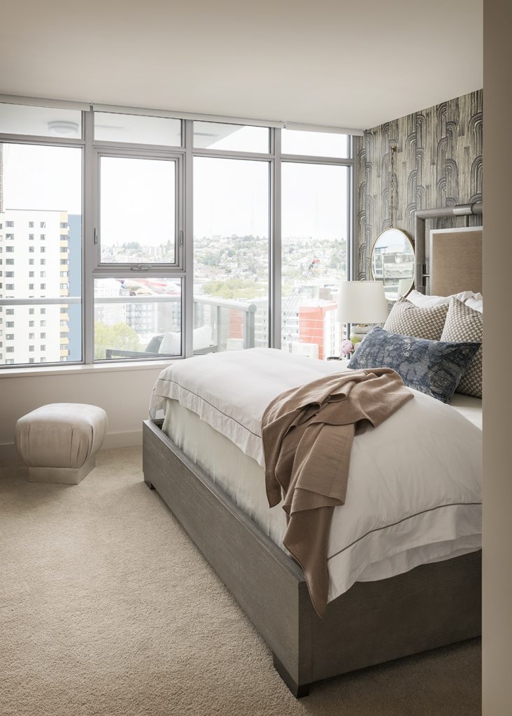 Pulp Design Studios Handsome Highrise - Master Bedroom Overall