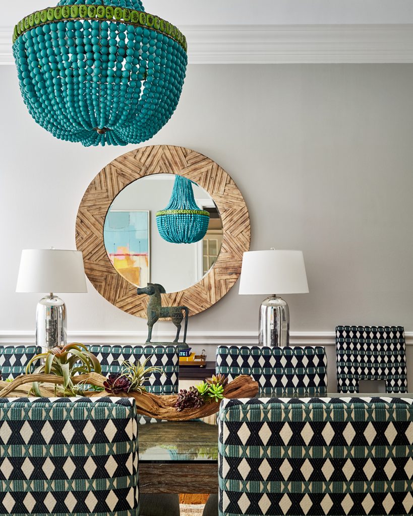 Pulp Design Studios -Eclectic Elegance - Dining Room Closeup