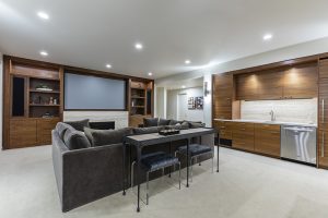 Pulp Design Studios - Lakeside Modern - Media Room