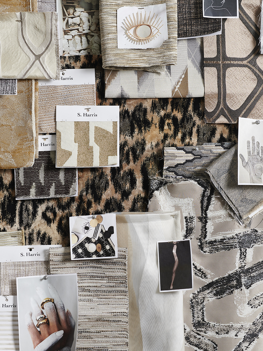 designer textile collection, neutral textiles, modern textiles