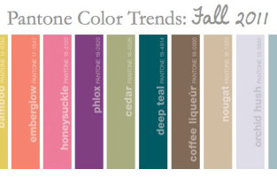 The Warm Side of Pantone Color Trends: Fall 2011