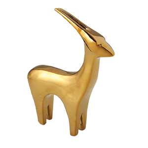 Bright Gold Menagerie Antelope 