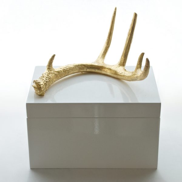 Pulp Home – Lacquered Box with Antler