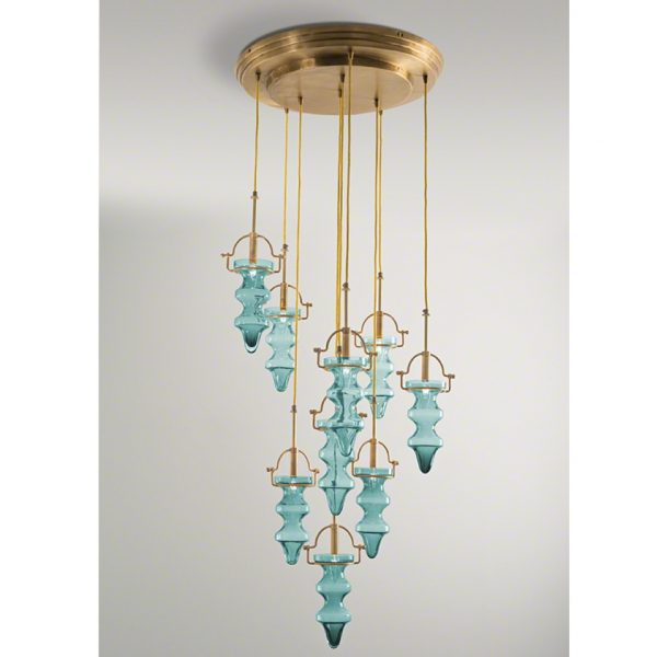 Pulp Home – Tea Light Chandelier Turquoise