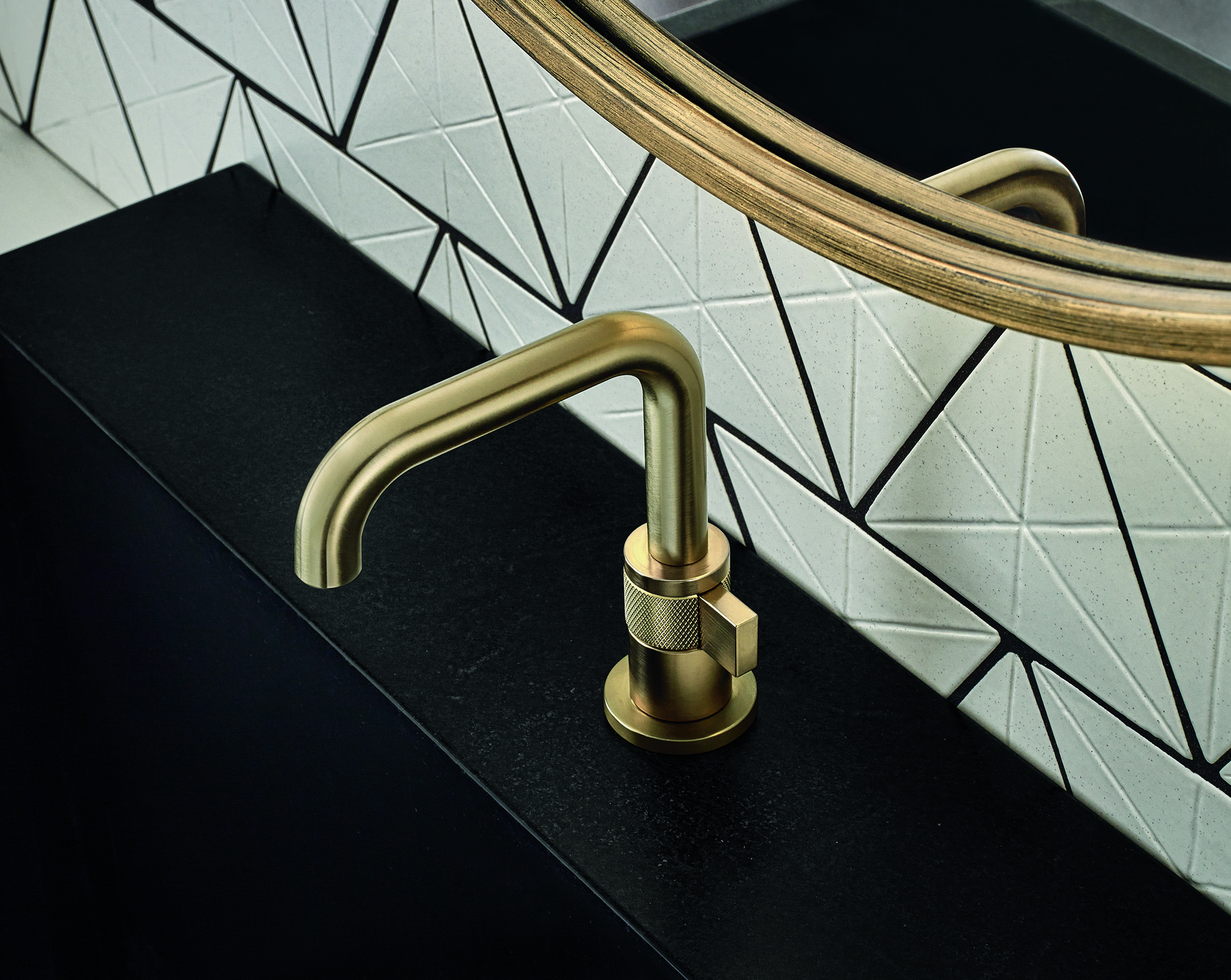 Black and Brushed Brass – Trends – Highlife Bathrooms