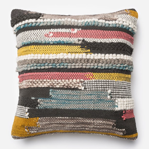 Multi Color Textured Pillow | Pulp Design Studios