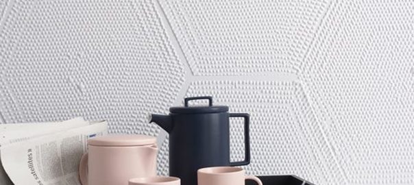 multi-textured white wall covering favorite