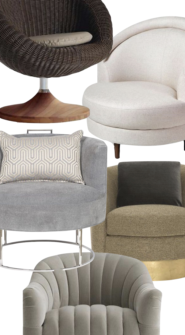 Designer Picked Swivel Chairs